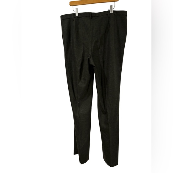 [18] Hauber Virgin Wool Trousers Dark Olive | EU 48 / US 18 | New With Tags - Picture 3 of 9